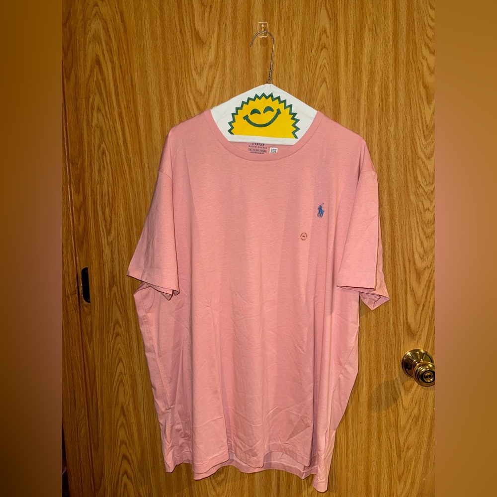Polo by Ralph Lauren Men's Soft Pink Tee